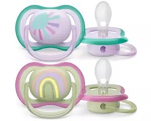 Knupītis Avent Philips AVENT ultra air SCF085/59 — klasisks ar ortodontisku silikona knupi