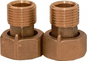 Brass half-union fittings for water meters 5/4" B_METERS