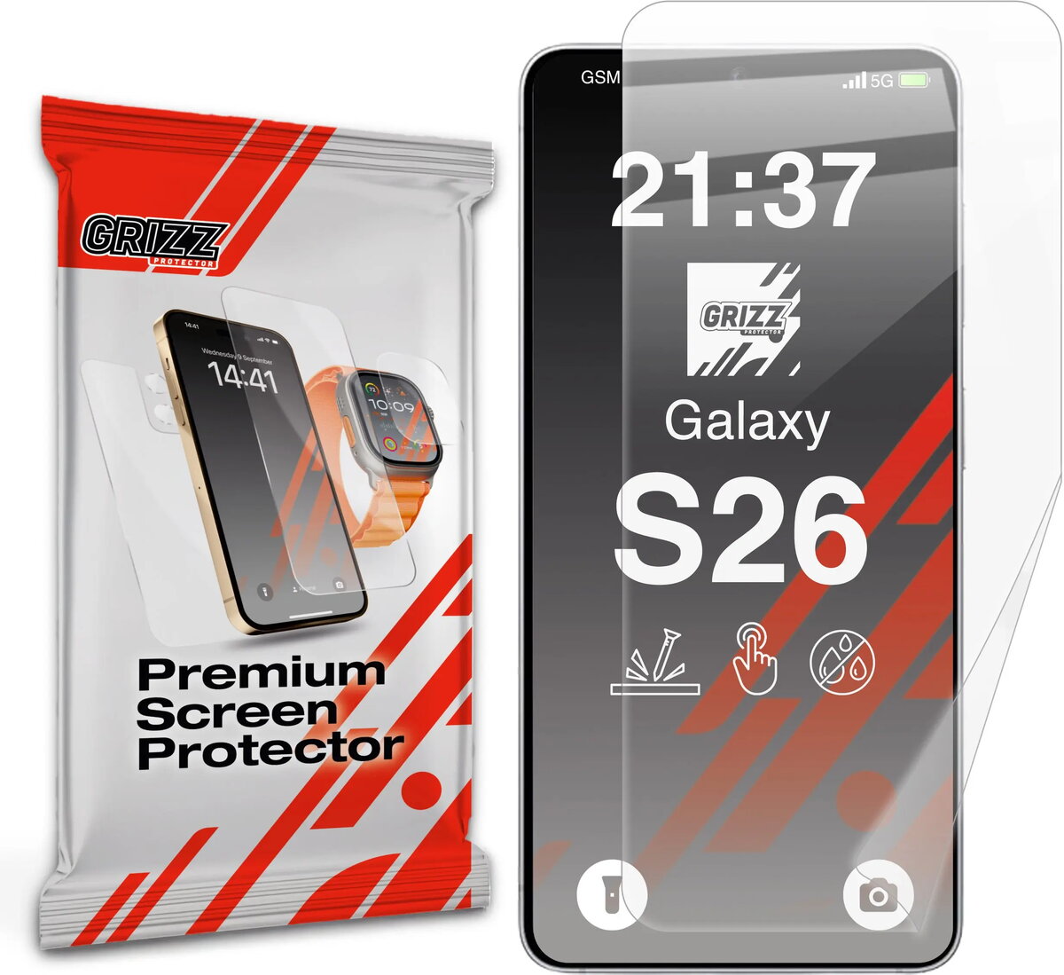 Aizsargplēve GrizzGlass CeramicFilm priekš Samsung Galaxy