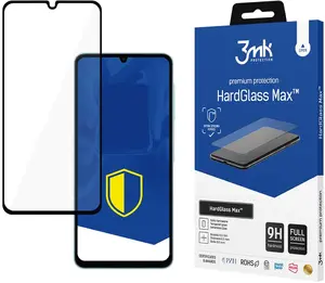 Aizsargstikls 3MK HardGlass Max priekš Samsung Galaxy A06 — melns