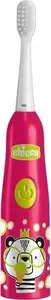 Electric toothbrush CHICCO Panda Pink — children's rechargeable toothbrush