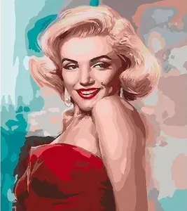 Diamond painting kit Norimpex Mozaika 5D – Marilyn Monroe, canvas 40x30 cm