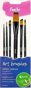 Artist Brushes HB set of 6 nylon brushes — assorted sizes for painting and detailing
