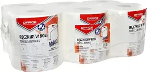 Paper Roll Towels office products 2-ply cellulose 120 m white
