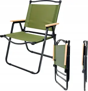 Camping chair Mentor PCC1032, foldable outdoor seat 75×47×39 cm, green