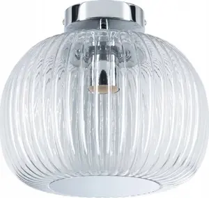 Потолочный светильник Paulmann RUYA E27 макс. 60W IP44 230V хром/стекло для ванной