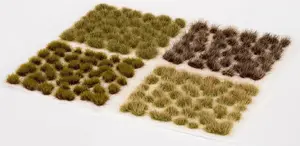 Scale model plants set Gamers Grass GGSET-ML — 140 pieces, brown & green
