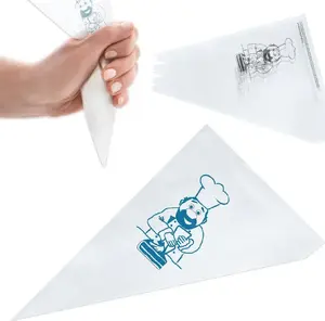 Pastry piping bags ORION set of 20, universal 34.5 cm, disposable/reusable options