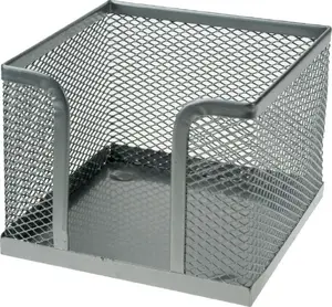 Titanum desk mesh note holder silver