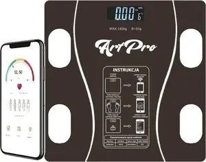 Grīdas svari Extralink HOME viedie Bluetooth EX.21052 ķermeņa svara mērīšanai