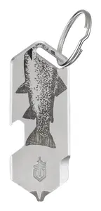 Key chain Gerber 1075355 — silver key ring, 63.5 mm width, 28 g