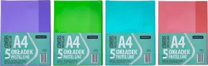 Astra A5 Pastel Line non-adjustable cover, pack of 5, size A5