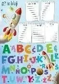 Wall Poster HENRY Plan lekcji A4 with Multiplication Table — A4 lesson schedule with times and times table