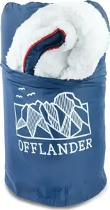Плед Offlander мягкий кэмпинговый тёмно-синий 200 x 140 см