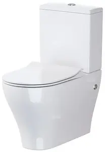 Унитаз-комплект CERSANIT SET 633 WC Kompakt Zen 10/020 FBTW со Slim сиденьем с мягким закрыванием и антибактериальным покрытием Duraprotect