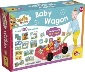 Игрушечная тележка Lisciani Carotina Baby - прогулочная каталка для малышей