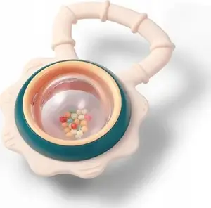 Rattle with Teether Sefa Verlag BABY ONO 1586 – infant toy for soothing and sensory play
