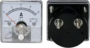 Analog Ammeter BLOW 2154# — panel mount square analog current meter