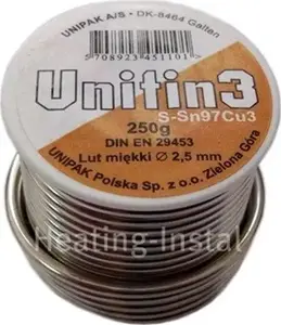 SANHA solder paste LUT MIEKKI 2.5 mm 250 g