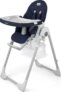 High chair milly mally Bueno Navy — foldable feeding chair for infants and toddlers, model 5896