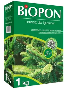 Granulētas mēslojums skujkokiem BIOPON B1122 5 kg