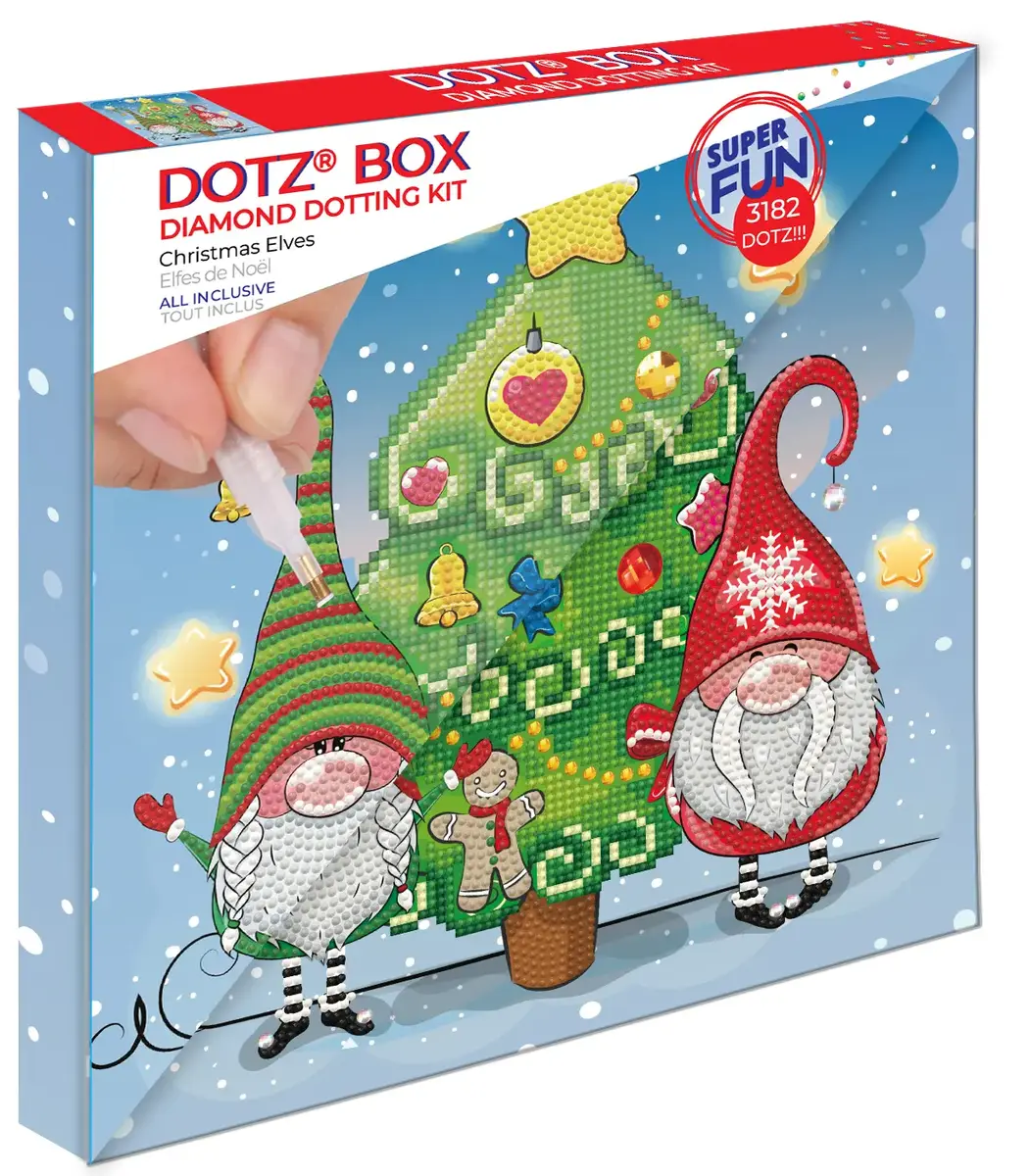 Diamond Dotz Christmas Elves — набор для алмазной вышивки Photo 3