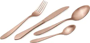 Cutlery set berlinger haus BH-3076 — 24 pieces, satin rose gold finish