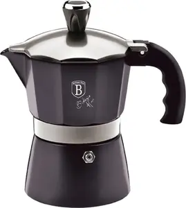 Moka pot berlinger haus BH-8561 300 ml stovetop espresso maker, Black Rose