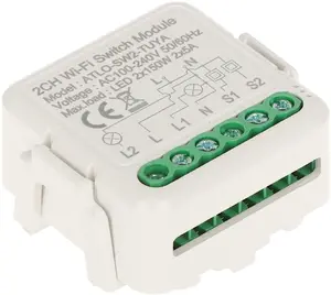 LED smart double light controller Atlo ATLO-SW2-TUYA Wi‑Fi, Tuya Smart, dual channel