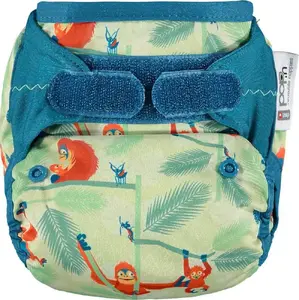 Atkārtoti lietojams auduma autiņš Close Caboo Otulacz V2 Orangutan ar bambusa ieliktnīti 3–16 kg, 1 gab.