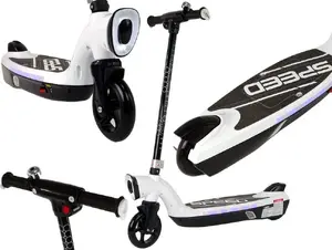 Electric scooter lean cars KL-168 White — compact urban personal transporter