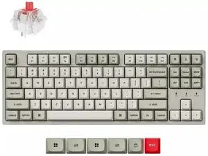 Mechanical Keyboard Keychron C1P 8K RGB Wireless Red