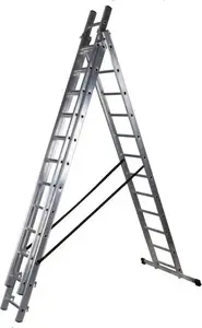 Free-standing double-sided aluminum ladder Braket 12-step (BR-00-4212)