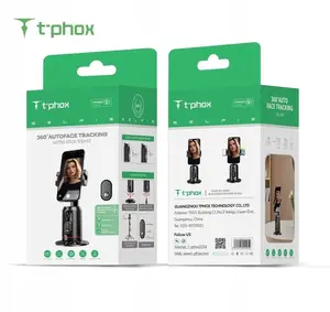 Tripod gimbal Mentor iCircle T-PHOX with 360° AI face-tracking, black