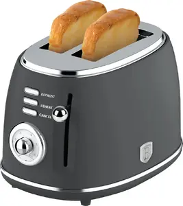 Toaster Berlinger Haus BH-9643 anthracite — 2-slice electric toaster, adjustable browning