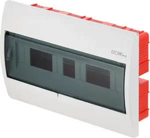 Flush-mounted modular distribution board ELEKTROPLAST 1x18 modules IP40 410×260×105 mm
