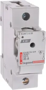 Предохранительный разъединитель Legrand R 301 35A 1-полюсный (MPN 606607)