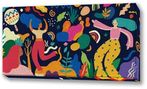 Diamond Dotz Diamond Painting Kit Adults — Carnival design (model 018-DBX4001)
