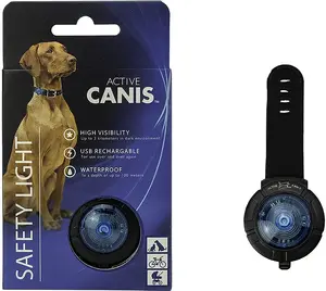Discmania Active Canis Safety Lights — Blue — Disc Golf Carrier/Visibility Accessory