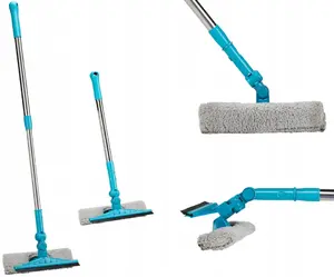 Window squeegee 2-in-1 with telescopic handle up to 89 cm, ALPINA