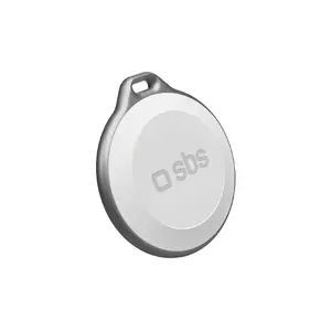 GPS tracker/finder SBS TEFINDBTAPGOW — universal finder, white, CR2032 battery, Android/iOS, 70 g