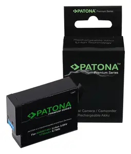 Camcorder battery PATONA 1347 Lithium‑Ion 1730 mAh, 41×38×13 mm