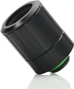 BitsPower straight fitting G1/4 male to 16/10mm rotary — matte black