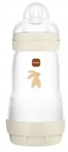 Barošanas pudele MAM BABY PERFECT START 260 ml pret kolikām neitrāla bēša