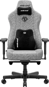 Spēļu krēsls anda seat Kaiser 3E XL — auduma apdare, XL izmērs, pelēks