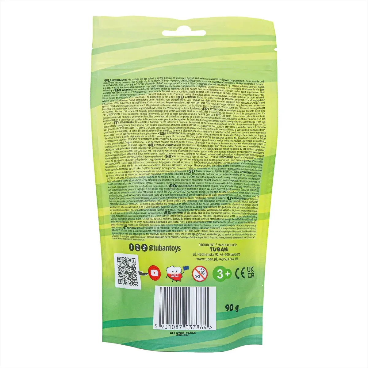 TUBAN FLUFFY SAND GREEN 90 г набор Photo 2
