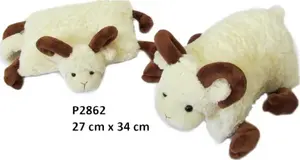 Cushion Sunday Poduszka baran brown legs 27x34 cm