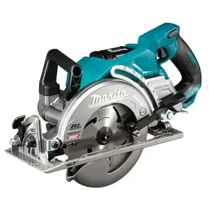 Pārnēsājamā ripzāģis Makita RS001GM101 — asmens Ø185 mm, 1400 W, 6400 apgr/min, akumulators (Li-Ion), griešanas dziļums 65 mm