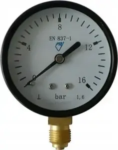 Pressure Gauge Afriso RF63 0–16 bar 1/4" radial connection