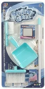 Cleaning set Adar 356764 — plastic-handle brush, dustpan and small hand brush